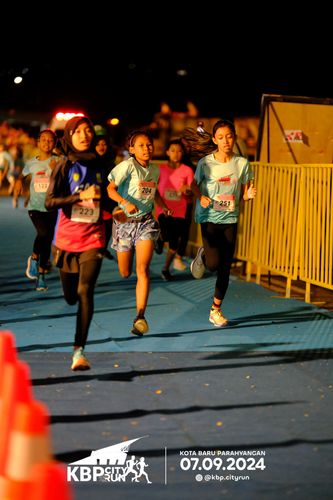 Race photo from KBP City Run 2024