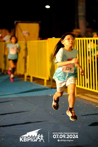Race photo from KBP City Run 2024