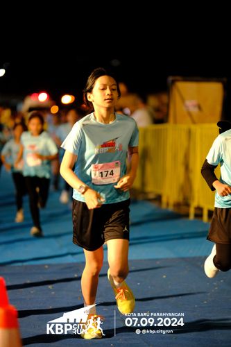 Race photo from KBP City Run 2024