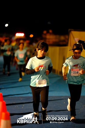 Race photo from KBP City Run 2024