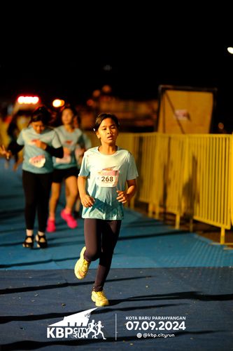 Race photo from KBP City Run 2024