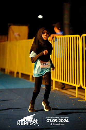 Race photo from KBP City Run 2024