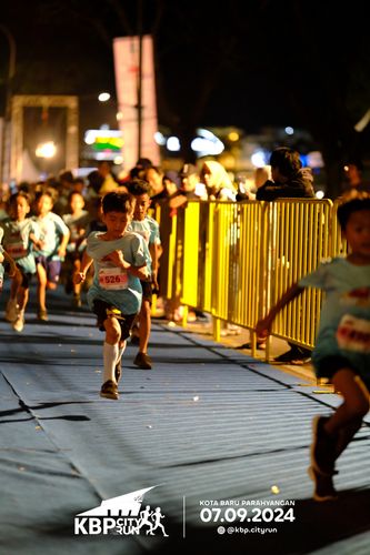 Race photo from KBP City Run 2024