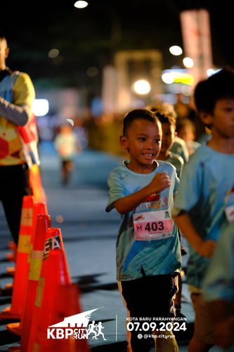Race photo from KBP City Run 2024
