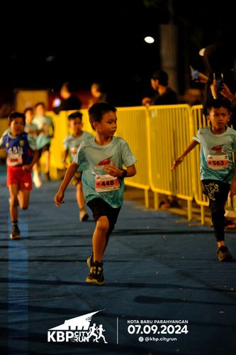 Race photo from KBP City Run 2024