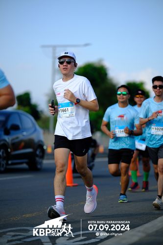 Race photo from KBP City Run 2024