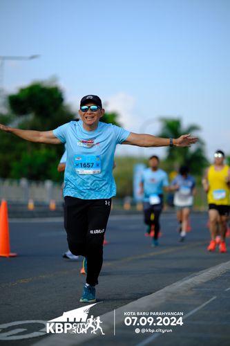 Race photo from KBP City Run 2024