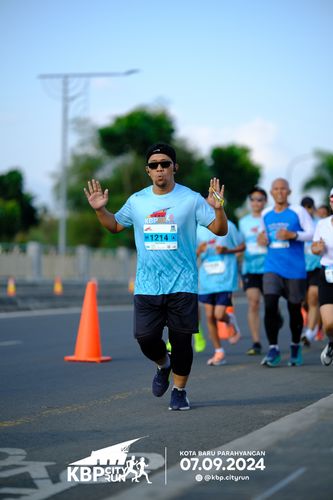 Race photo from KBP City Run 2024