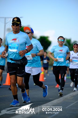 Race photo from KBP City Run 2024