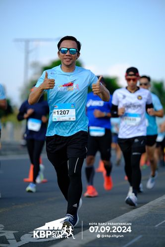 Race photo from KBP City Run 2024