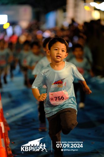 Race photo from KBP City Run 2024