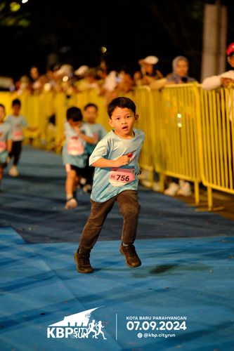 Race photo from KBP City Run 2024