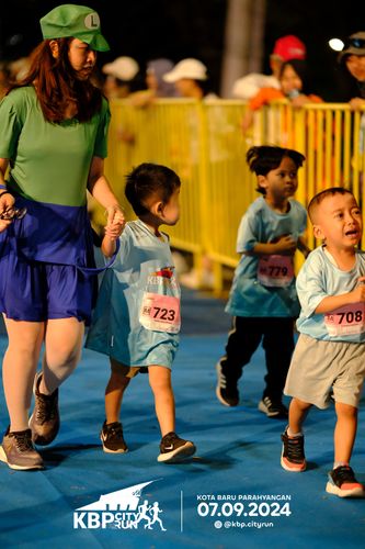 Race photo from KBP City Run 2024
