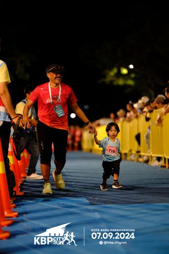 Race photo from KBP City Run 2024