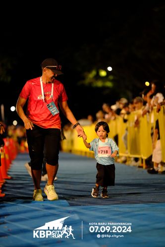 Race photo from KBP City Run 2024