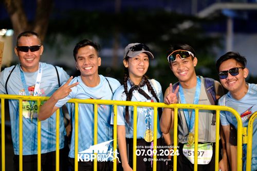 Race photo from KBP City Run 2024