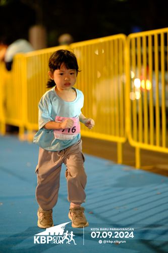 Race photo from KBP City Run 2024