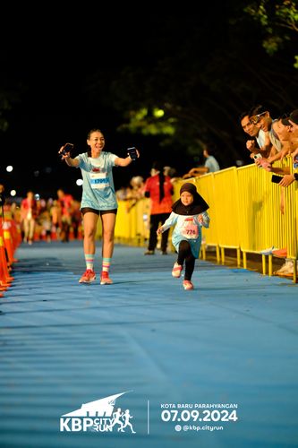 Race photo from KBP City Run 2024
