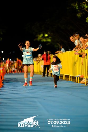 Race photo from KBP City Run 2024