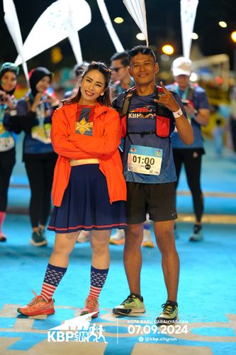 Race photo from KBP City Run 2024