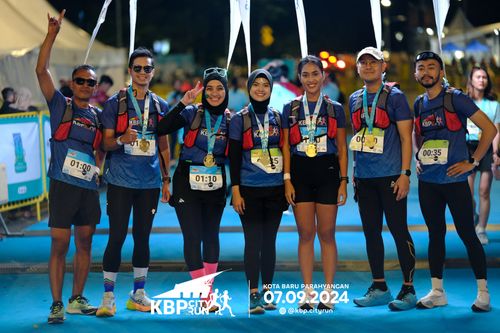 Race photo from KBP City Run 2024