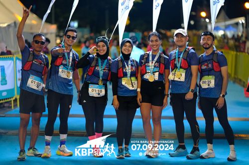 Race photo from KBP City Run 2024