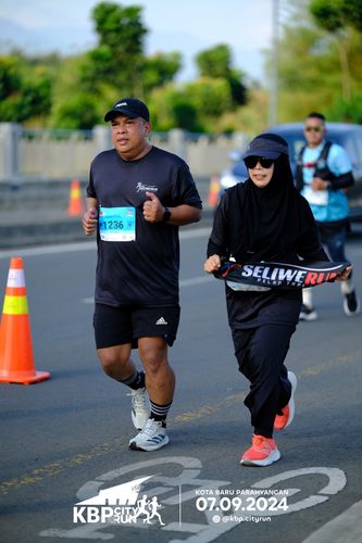 Race photo from KBP City Run 2024