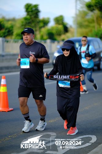 Race photo from KBP City Run 2024