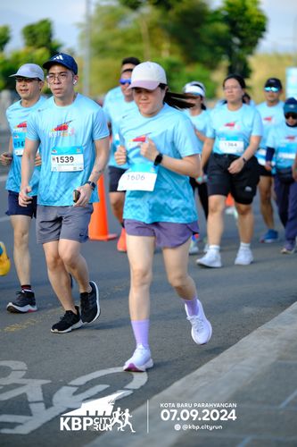 Race photo from KBP City Run 2024