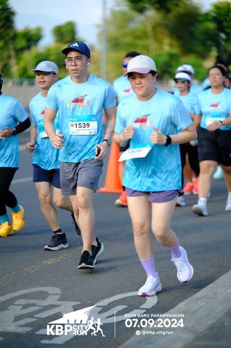 Race photo from KBP City Run 2024