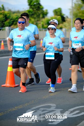 Race photo from KBP City Run 2024