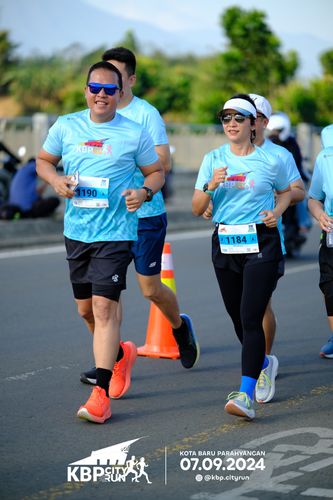 Race photo from KBP City Run 2024
