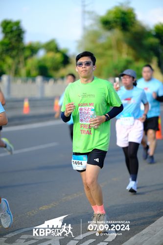 Race photo from KBP City Run 2024