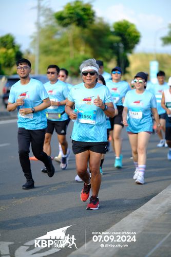 Race photo from KBP City Run 2024