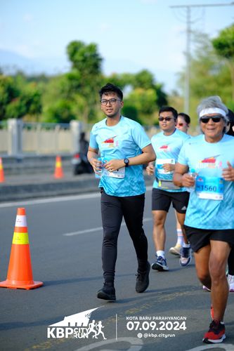 Race photo from KBP City Run 2024