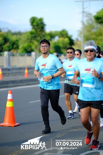 Race photo from KBP City Run 2024