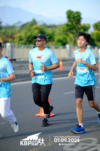 Race photo from KBP City Run 2024
