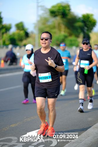 Race photo from KBP City Run 2024