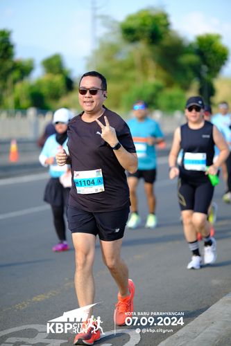 Race photo from KBP City Run 2024
