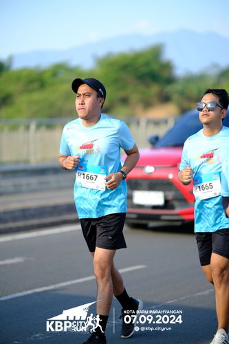 Race photo from KBP City Run 2024