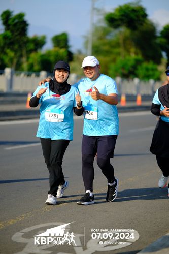 Race photo from KBP City Run 2024