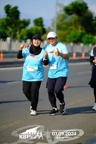 Race photo from KBP City Run 2024