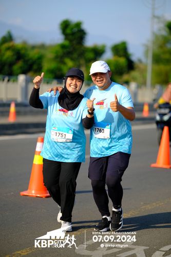 Race photo from KBP City Run 2024