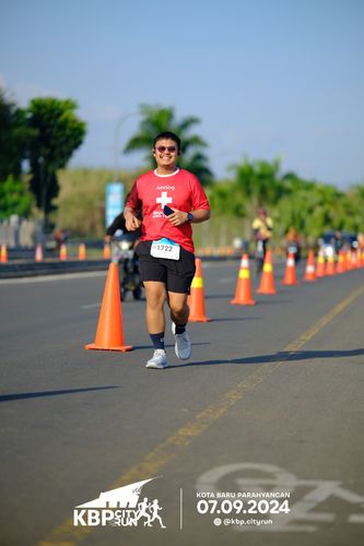 Race photo from KBP City Run 2024