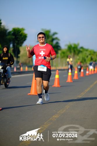 Race photo from KBP City Run 2024