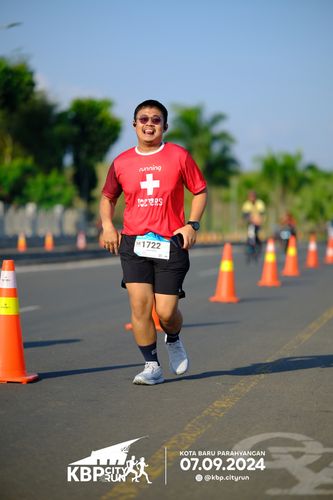 Race photo from KBP City Run 2024