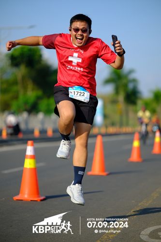 Race photo from KBP City Run 2024