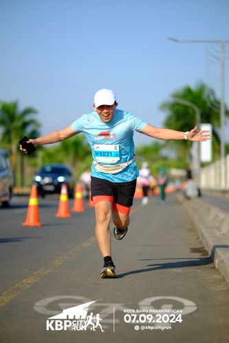 Race photo from KBP City Run 2024