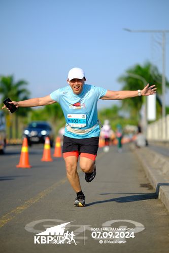 Race photo from KBP City Run 2024