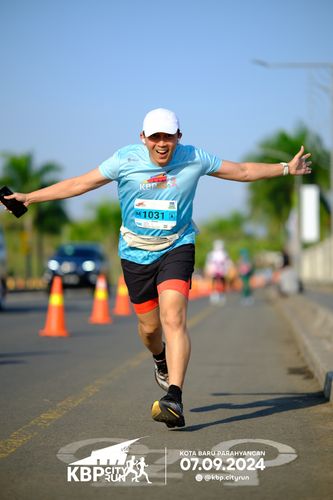 Race photo from KBP City Run 2024
